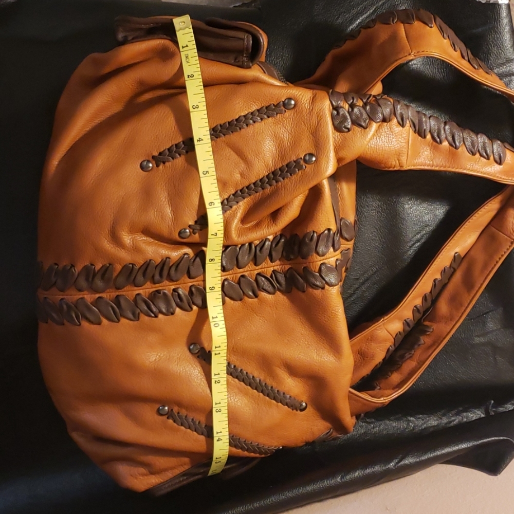 Isabella Fiore soft leather hobo.